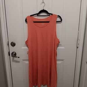Maurices XXL Coral Sleeveless Dress